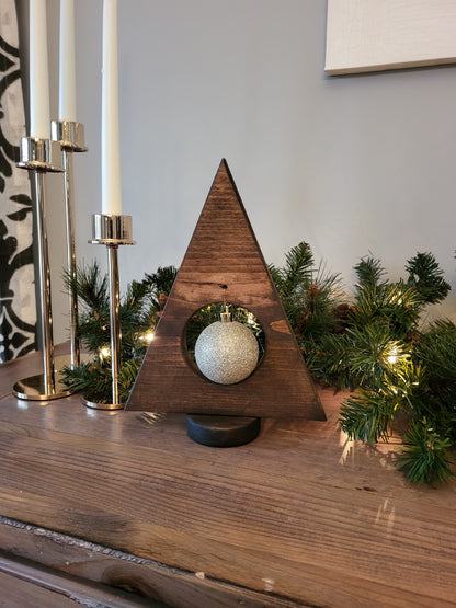 Wooden Christmas Tree for Ornamental Ball