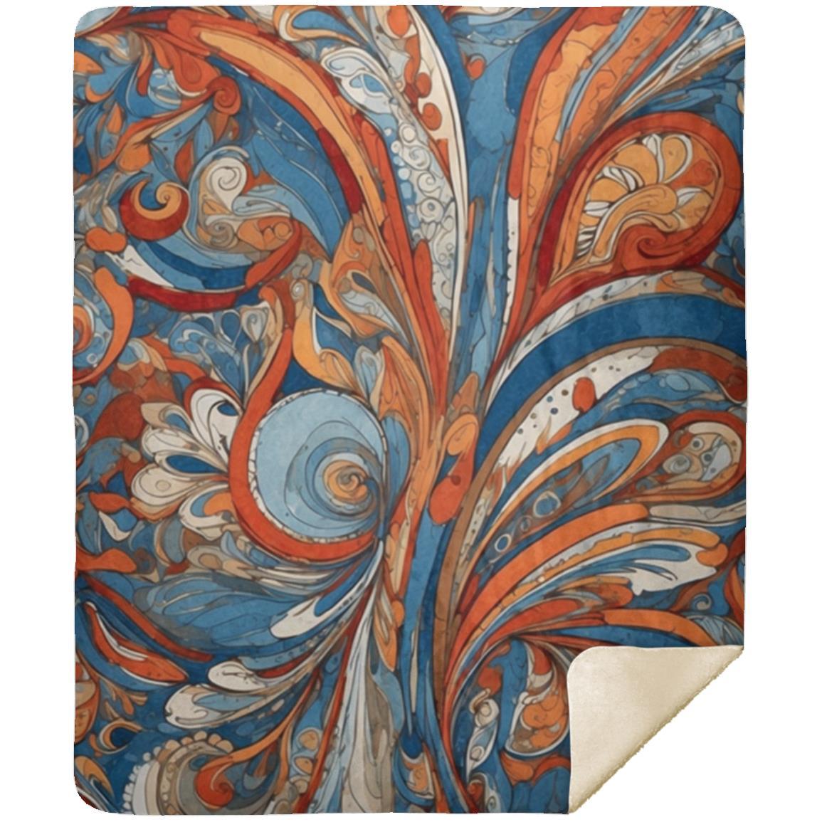 Paisley Design (0039) - Blanket