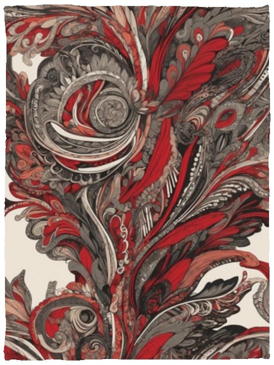 Paisley Design (0046) - Blanket