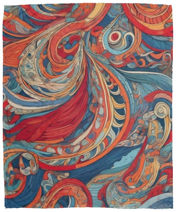 Paisley Design (0002) - Blanket