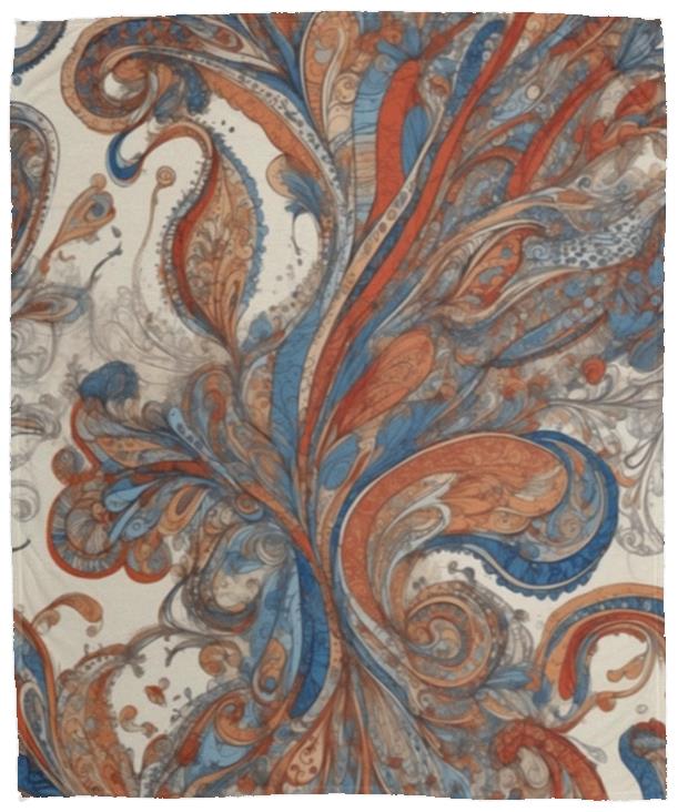 Paisley Design (0033) - Blanket