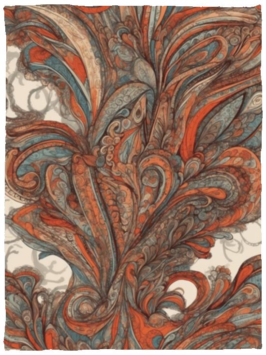 Paisley Design (0037) - Blanket