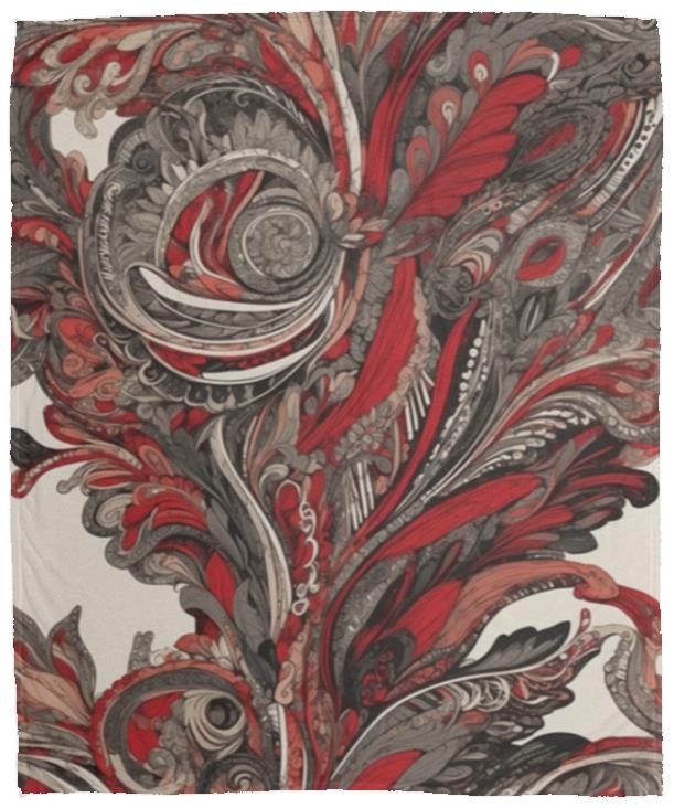 Paisley Design (0046) - Blanket