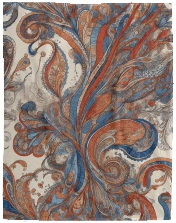 Paisley Design (0033) - Blanket