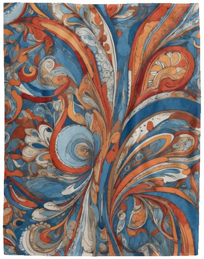 Paisley Design (0039) - Blanket