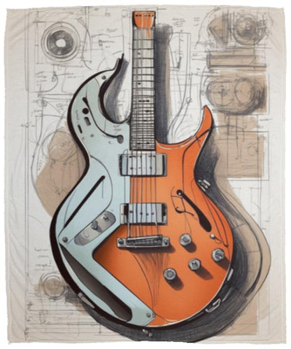 Guitar Design Sketch (0003) - Blanket