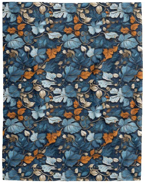 Blue Steel Floral - Blanket