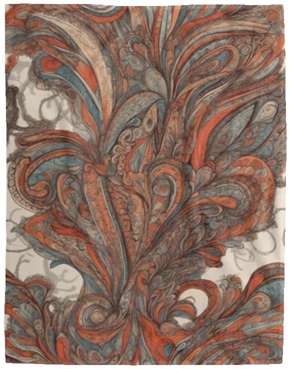 Paisley Design (0037) - Blanket