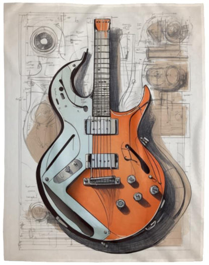 Guitar Design Sketch (0003) - Blanket