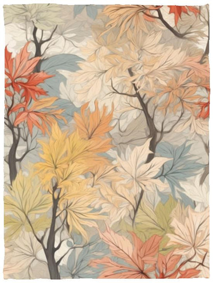 Maple Leaves (001) - Blanket