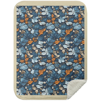 Blue Steel Floral - Blanket