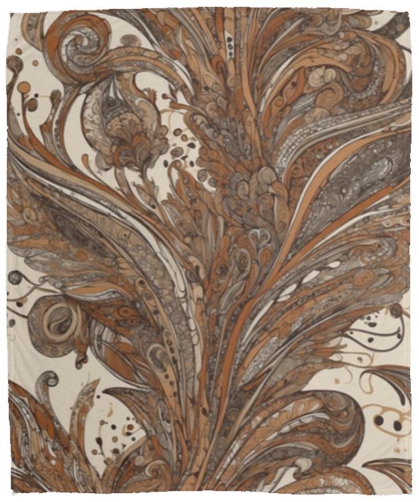 Paisley Design (0008) - Blanket