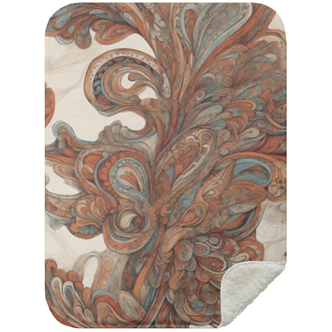 Paisley Design (0014) - Blanket