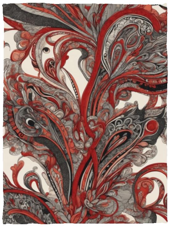 Paisley Design (0016) - Blanket