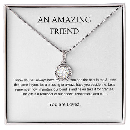 An Amazing Friend Necklace | Gift for friend | Pendant Necklace | Hope Necklace