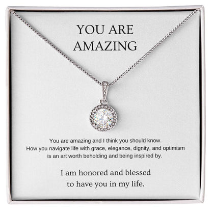 You Are Amazing Necklace | Gift for friend | Pendant Necklace | Hope Necklace