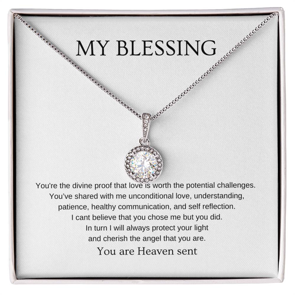 My Blessing - Romantic Necklace | Gift for girlfriend, fiancée, wife | Pendant Necklace | Hope Necklace