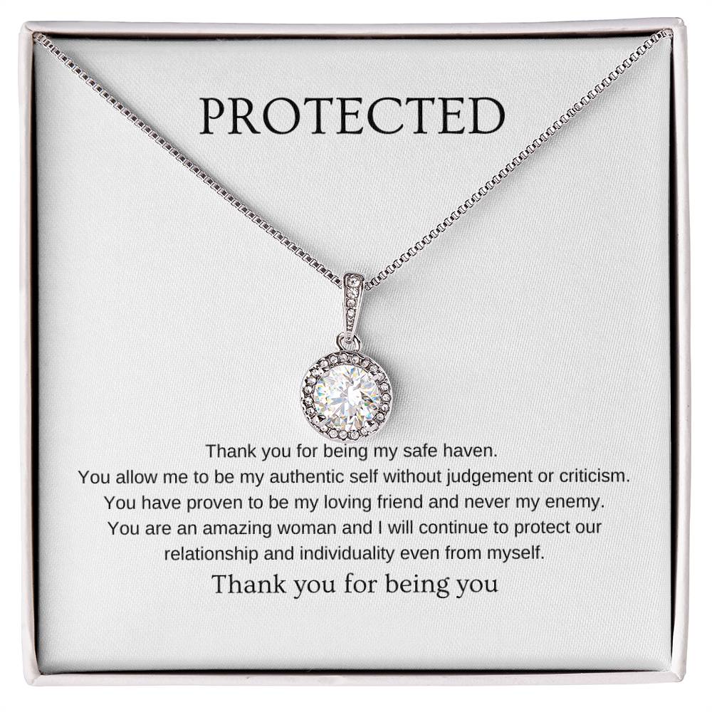 Protected Necklace | Gift for friend, girlfriend, fiancée, wife | Pendant Necklace | Hope Necklace