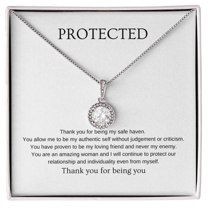 Protected Necklace | Gift for friend, girlfriend, fiancée, wife | Pendant Necklace | Hope Necklace