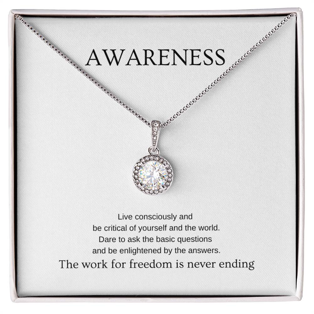 Awareness - Inspiration Necklace | Gift for friend | Pendant Necklace | Hope Necklace