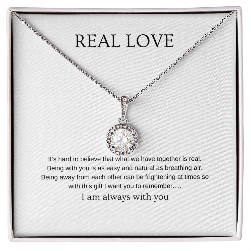 Real Love - Romantic Necklace | Gift for girlfriend, fiancée, wife | Pendant Necklace | Hope Necklace