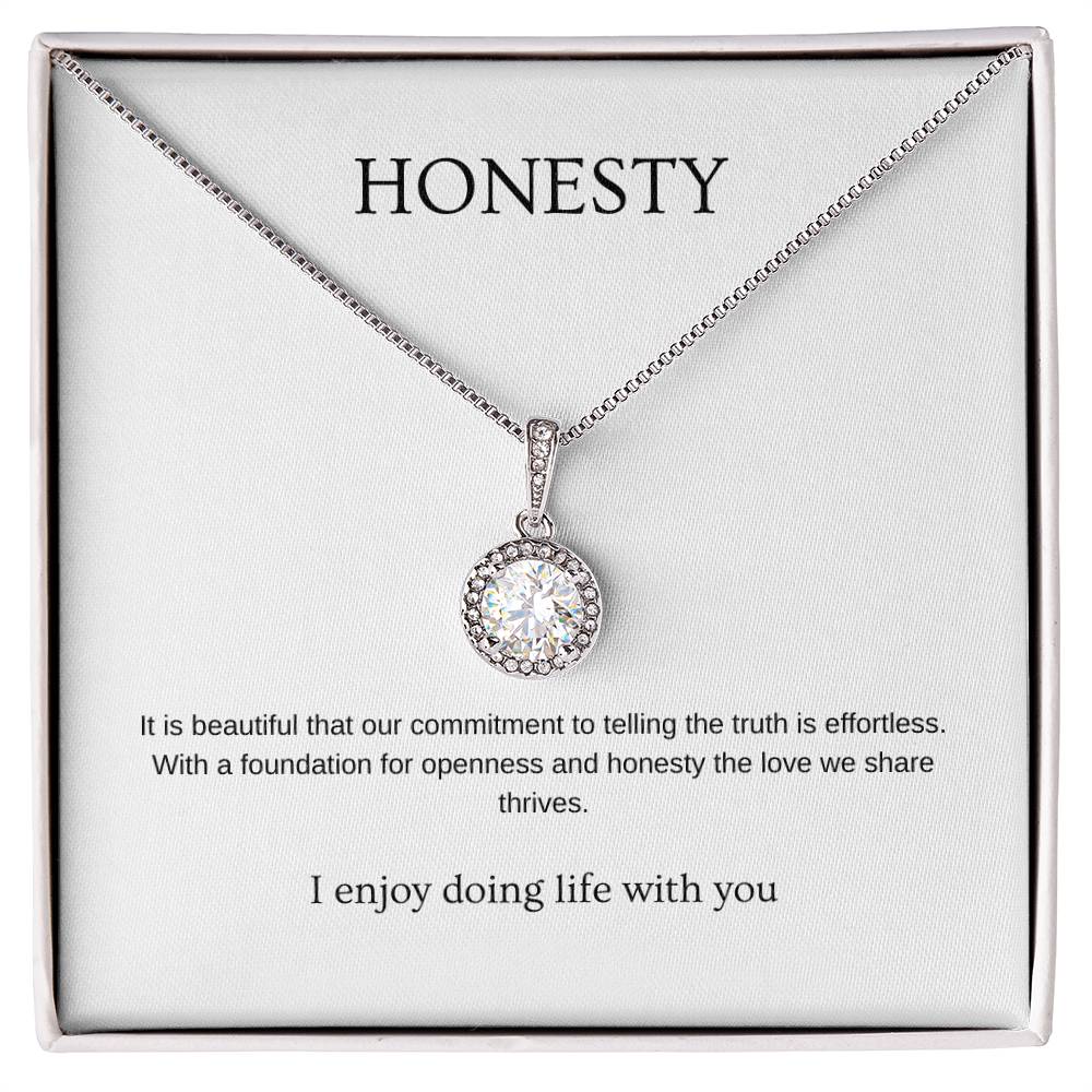 Honesty - Romantic Necklace | Gift for girlfriend, fiancée, wife | Pendant Necklace | Hope Necklace