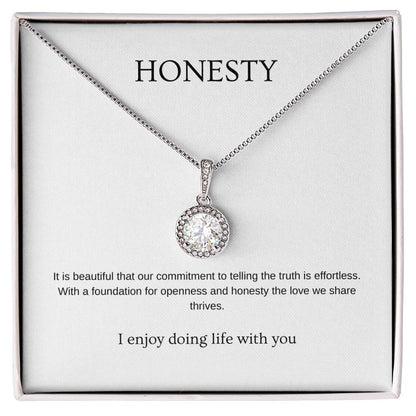 Honesty - Romantic Necklace | Gift for girlfriend, fiancée, wife | Pendant Necklace | Hope Necklace