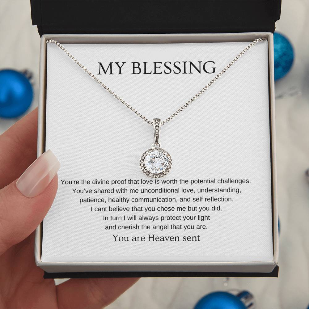 My Blessing - Romantic Necklace | Gift for girlfriend, fiancée, wife | Pendant Necklace | Hope Necklace