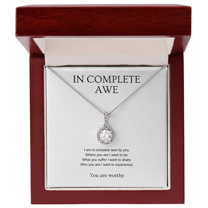 In complete awe - Partner Necklace | Gift for girlfriend, fiancée, wife | Pendant Necklace | Hope Necklace