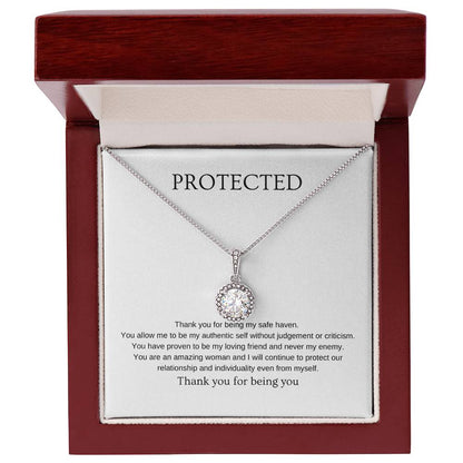 Protected Necklace | Gift for friend, girlfriend, fiancée, wife | Pendant Necklace | Hope Necklace