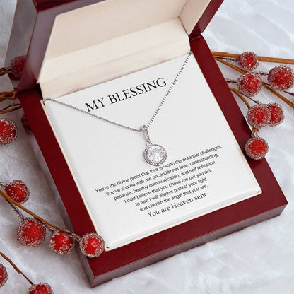 My Blessing - Romantic Necklace | Gift for girlfriend, fiancée, wife | Pendant Necklace | Hope Necklace