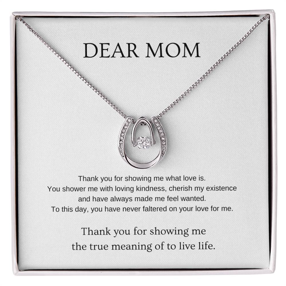 True meaning of love - Mom Necklace | Gift for mom | Pendant Necklace | Lucky Necklace