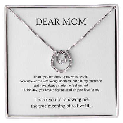 True meaning of love - Mom Necklace | Gift for mom | Pendant Necklace | Lucky Necklace