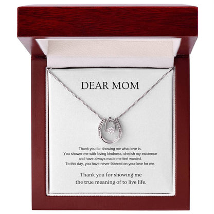 True meaning of love - Mom Necklace | Gift for mom | Pendant Necklace | Lucky Necklace