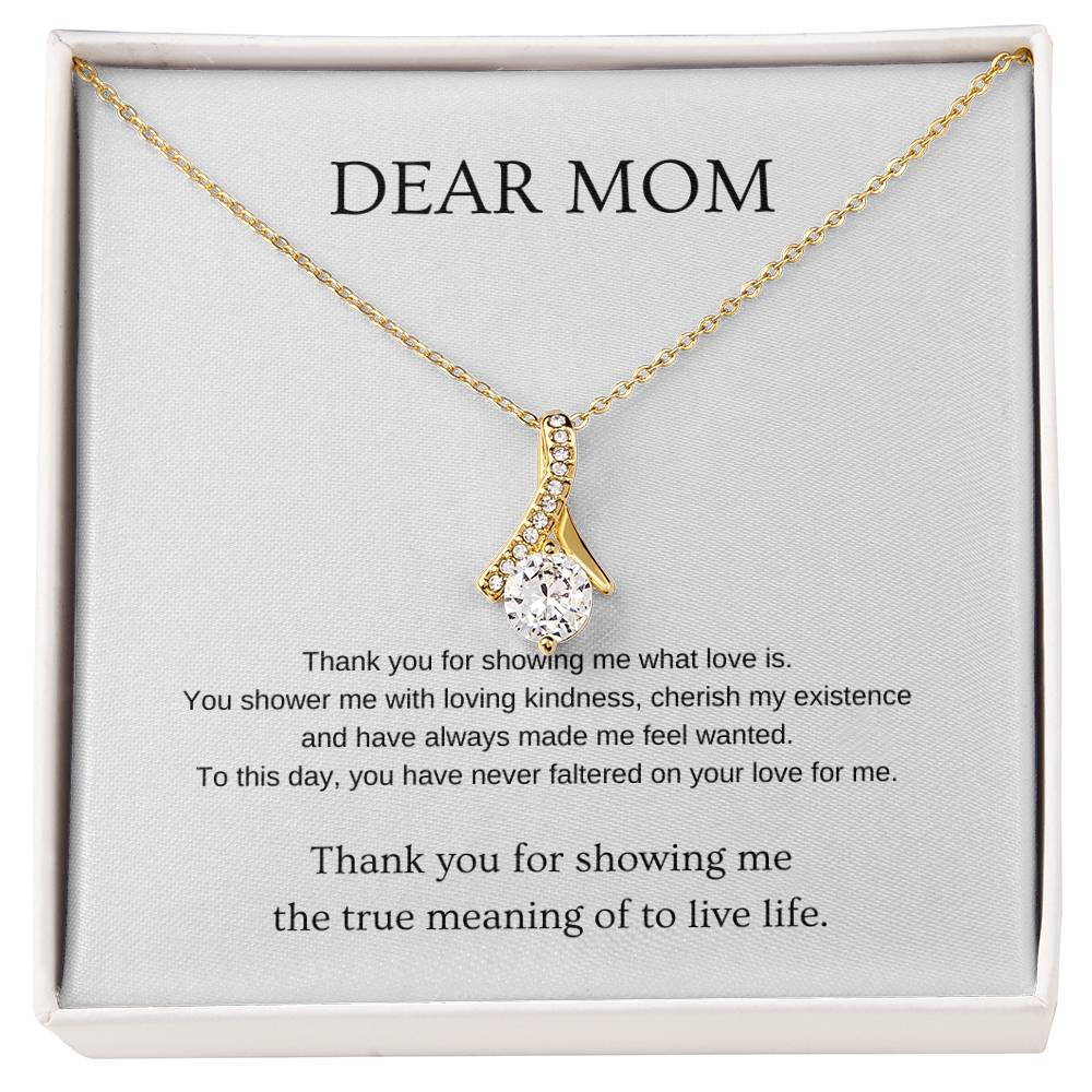 True meaning of love - Mom Necklace | Gift for mom | Pendant Necklace | Beauty Necklace