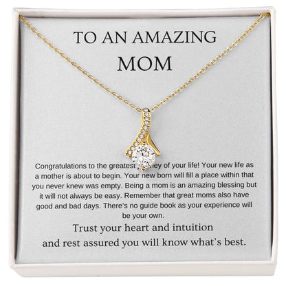 Amazing - New Mom Necklace | Gift for new mom | Pendant Necklace | Beauty Necklace