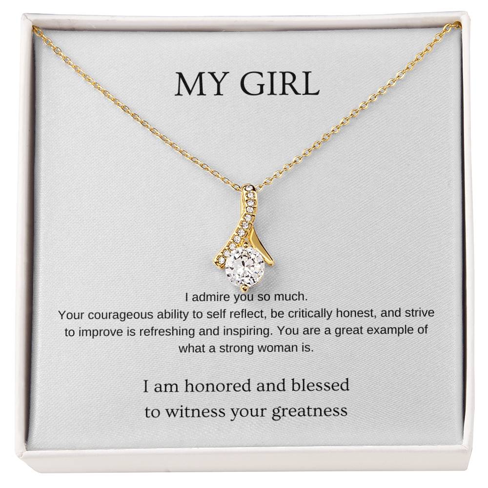 My Girl Necklace | Gift for friend | Pendant Necklace | Beauty Necklace