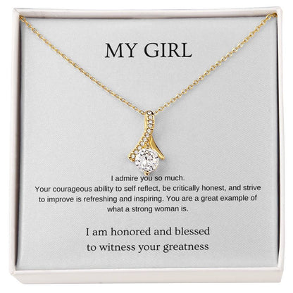 My Girl Necklace | Gift for friend | Pendant Necklace | Beauty Necklace