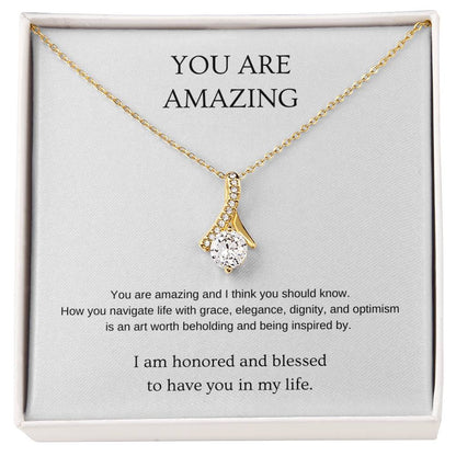 You Are Amazing Necklace | Gift for friend | Pendant Necklace | Beauty Necklace