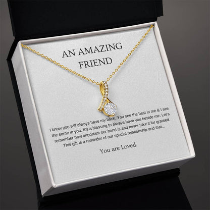 An Amazing Friend Necklace | Gift for friend | Pendant Necklace | Beauty Necklace