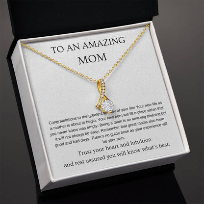 Amazing - New Mom Necklace | Gift for new mom | Pendant Necklace | Beauty Necklace