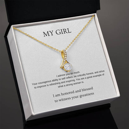 My Girl Necklace | Gift for friend | Pendant Necklace | Beauty Necklace