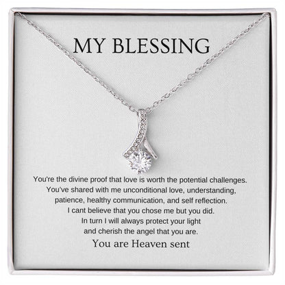 My Blessing - Romantic Necklace | Gift for girlfriend, fiancée, wife | Pendant Necklace | Beauty Necklace