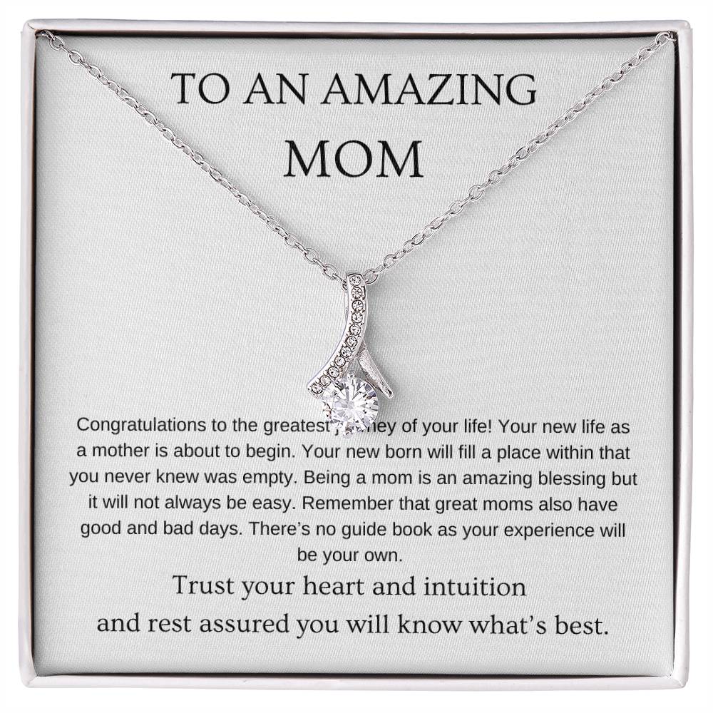 Amazing - New Mom Necklace | Gift for new mom | Pendant Necklace | Beauty Necklace