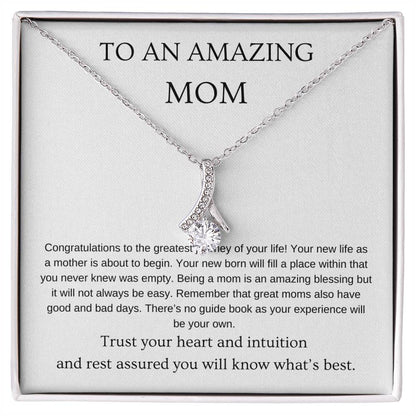 Amazing - New Mom Necklace | Gift for new mom | Pendant Necklace | Beauty Necklace