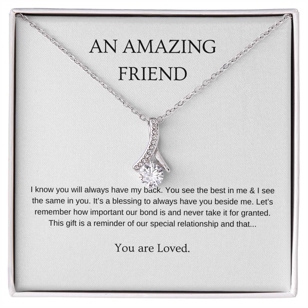 An Amazing Friend Necklace | Gift for friend | Pendant Necklace | Beauty Necklace