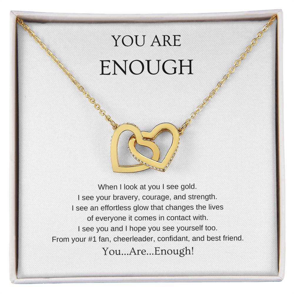 You Are Enough Necklace | Birthday Gift for Friend | Best Friend Gift