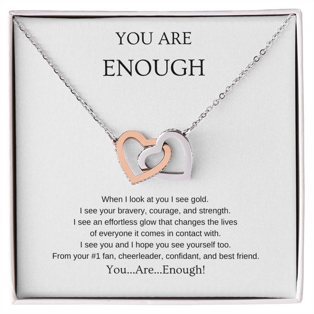 You Are Enough Necklace | Birthday Gift for Friend | Best Friend Gift