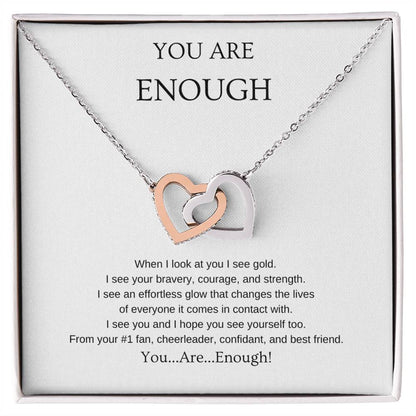 You Are Enough Necklace | Birthday Gift for Friend | Best Friend Gift